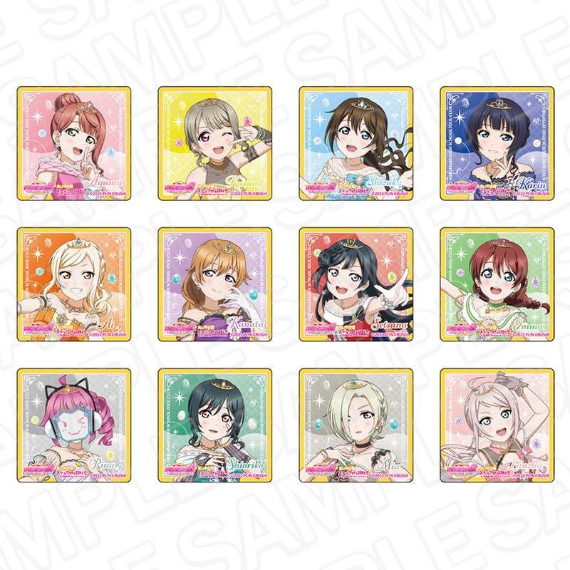 ラブライブ!虹ヶ咲学園スクールアイドル同好会 アクリルブロック ブリリアントジュエリーVer.