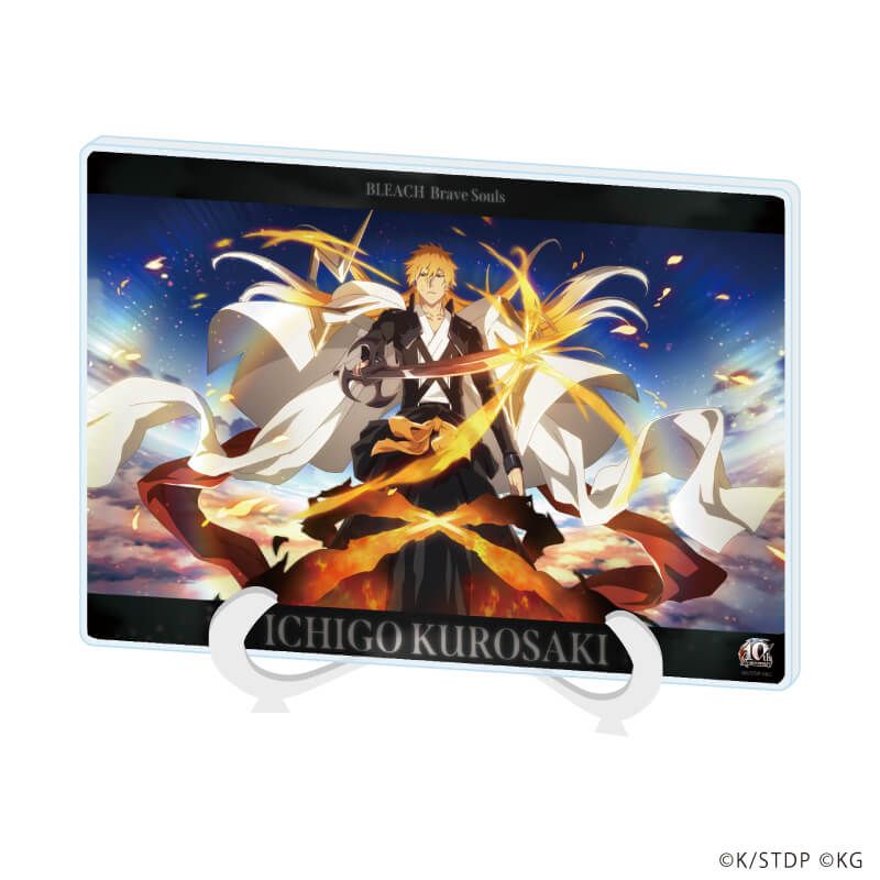 アクリルアートボード(A5サイズ)「BLEACH Brave Souls」02/黒崎一護(10周年記念ver.)(公式イラスト)