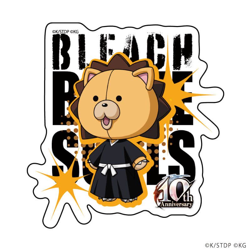 ダイカットスマホステッカー「BLEACH Brave Souls」10/コン(死覇装)(公式イラスト)
