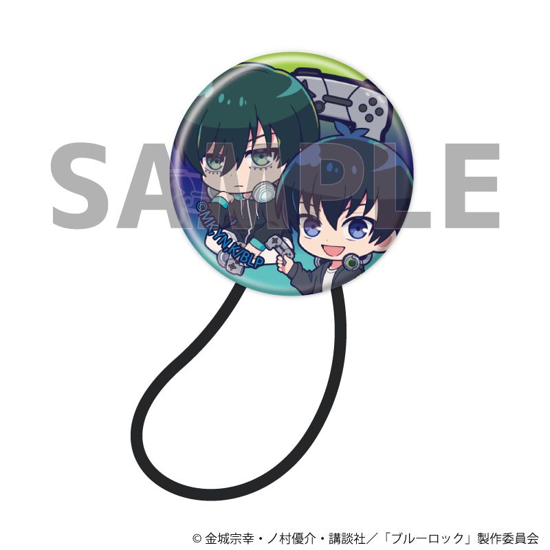 ヘアゴム「TVアニメ『ブルーロック』」11/潔 世一&糸師 凛 ゲーム実況ver.(ミニキャライラスト)