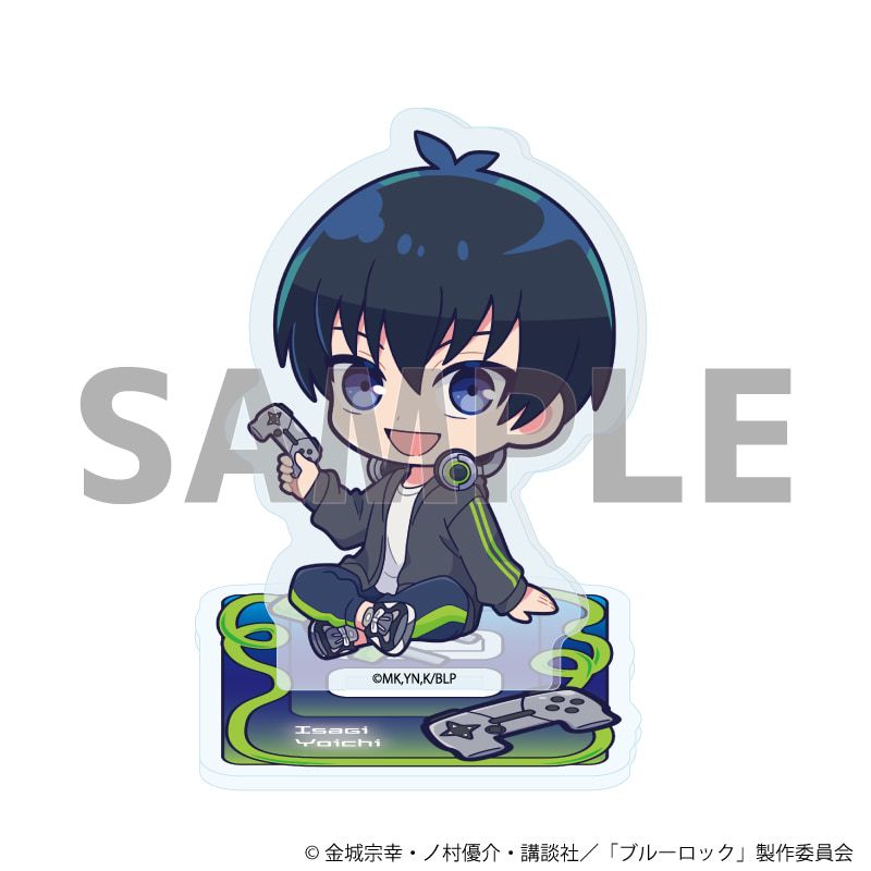 アクリルぷちスタンド「TVアニメ『ブルーロック』」32/ゲーム実況ver. コンプリートセット(全8種)(ミニキャライラスト)