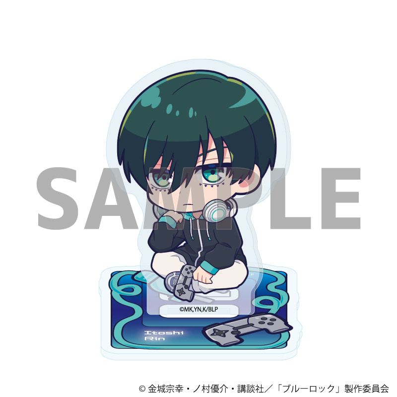アクリルぷちスタンド「TVアニメ『ブルーロック』」32/ゲーム実況ver. コンプリートセット(全8種)(ミニキャライラスト)
