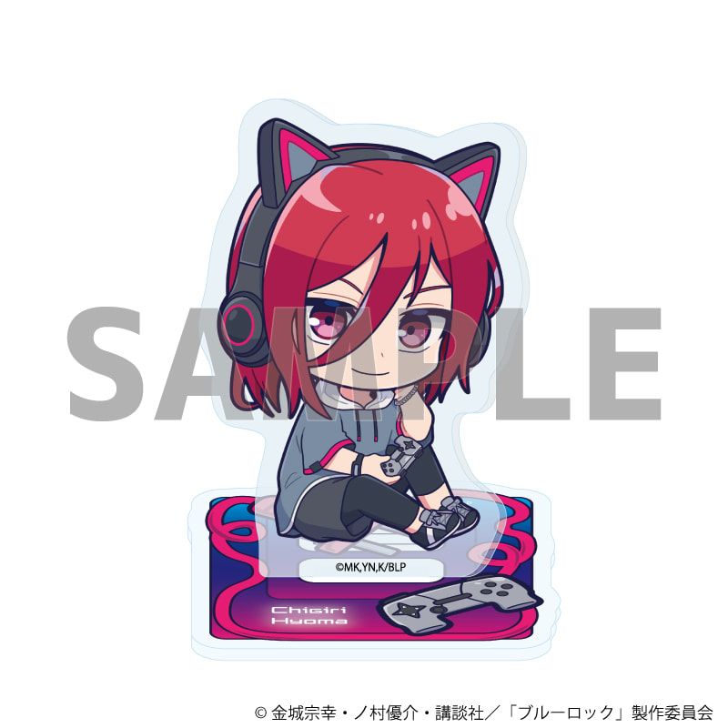 アクリルぷちスタンド「TVアニメ『ブルーロック』」32/ゲーム実況ver. コンプリートセット(全8種)(ミニキャライラスト)