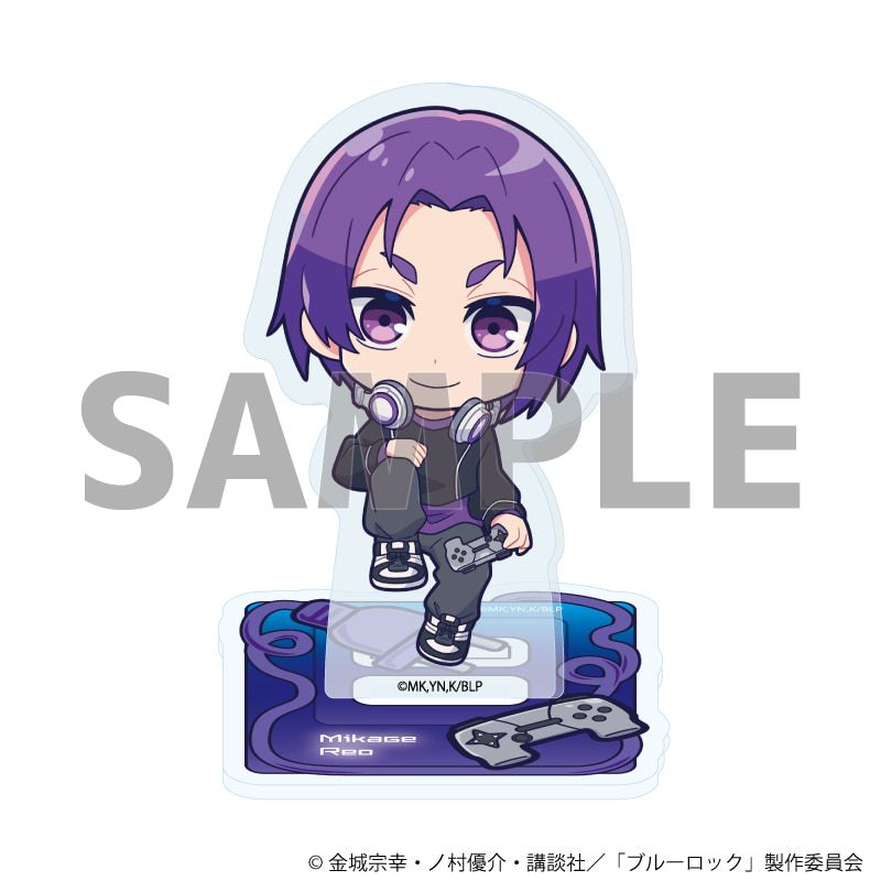 アクリルぷちスタンド「TVアニメ『ブルーロック』」32/ゲーム実況ver. コンプリートセット(全8種)(ミニキャライラスト)