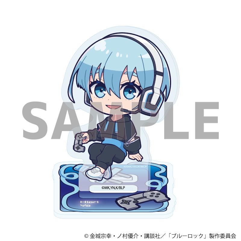 アクリルぷちスタンド「TVアニメ『ブルーロック』」32/ゲーム実況ver. コンプリートセット(全8種)(ミニキャライラスト)