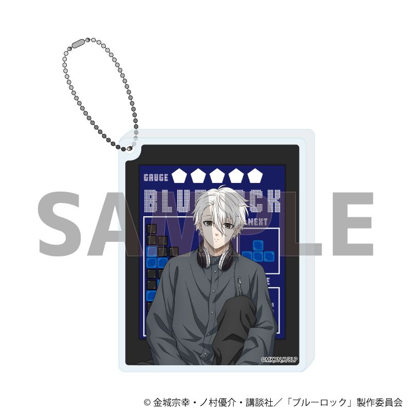 アクリルブロックキーホルダー「TVアニメ『ブルーロック』」03/凪 誠士郎 ゲーム実況ver.(描き下ろしイラスト)