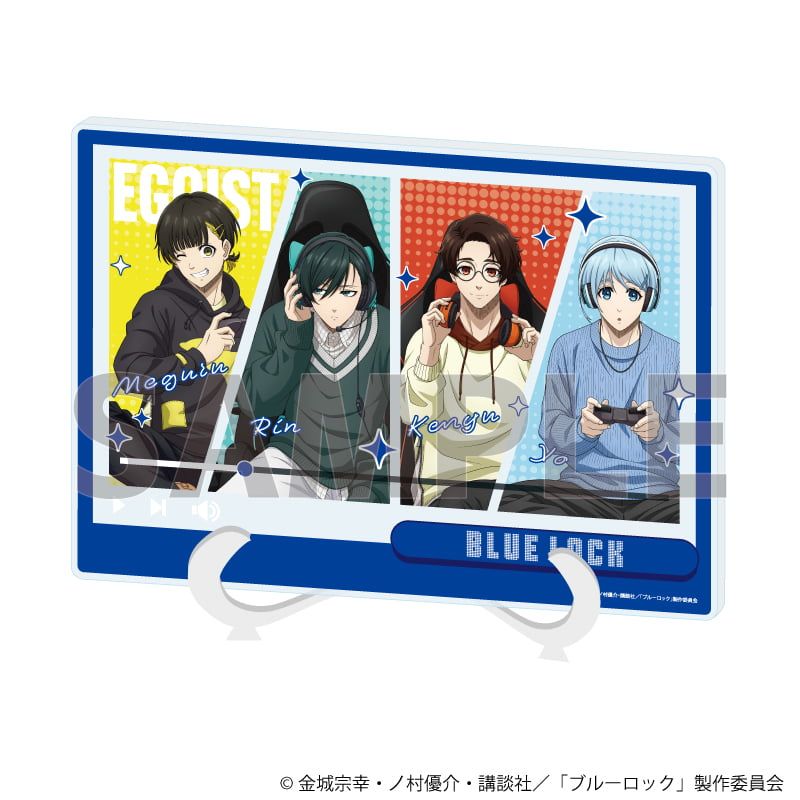 アクリルアートボード(A5サイズ)「TVアニメ『ブルーロック』」04/コマ割りデザインB ゲーム実況ver.(描き下ろしイラスト)