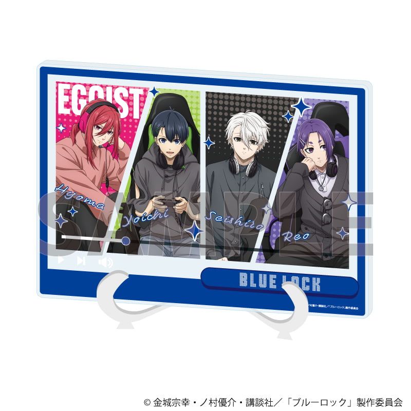 アクリルアートボード(A5サイズ)「TVアニメ『ブルーロック』」03/コマ割りデザインA ゲーム実況ver.(描き下ろしイラスト)