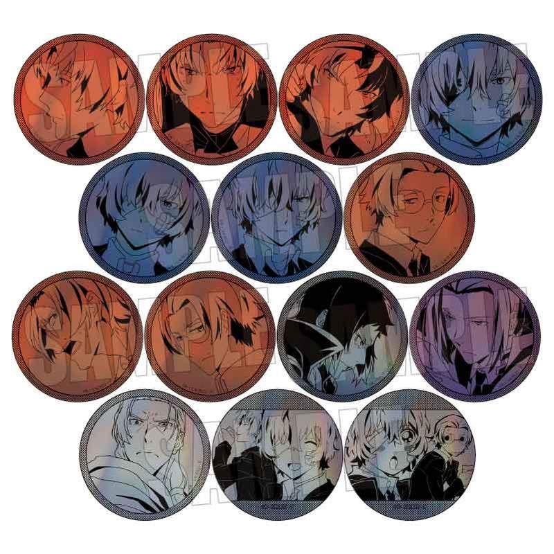 トレーディングホログラム缶バッジ 文豪ストレイドッグス 黒の時代