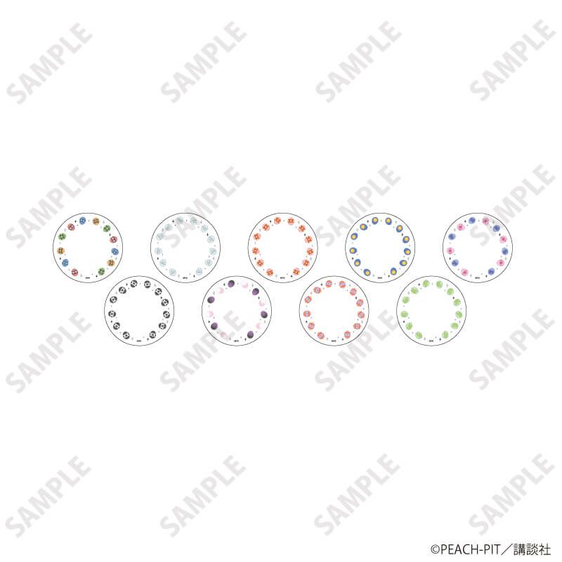 57mm缶デコカバー「しゅごキャラ！」01/しゅごたまver. コンプリートセット(全9種)(グラフアートイラスト)