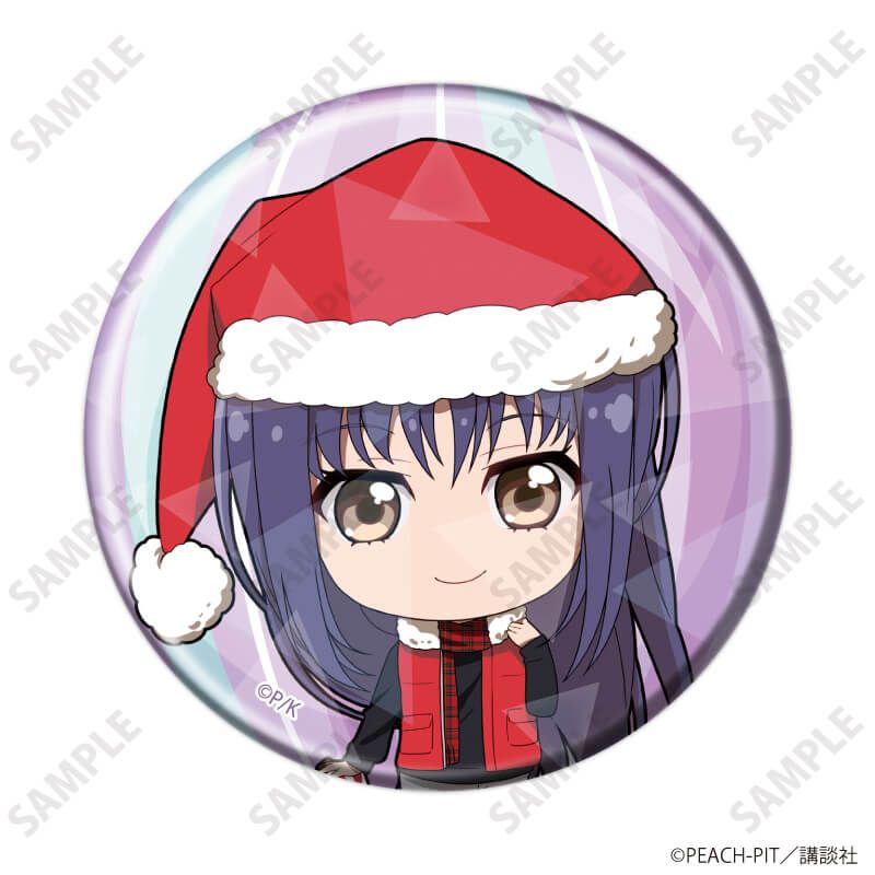 ホログラム缶バッジ(57mm)「しゅごキャラ！」10/クリスマスver. コンプリートセット(全9種)(ミニキャライラスト)