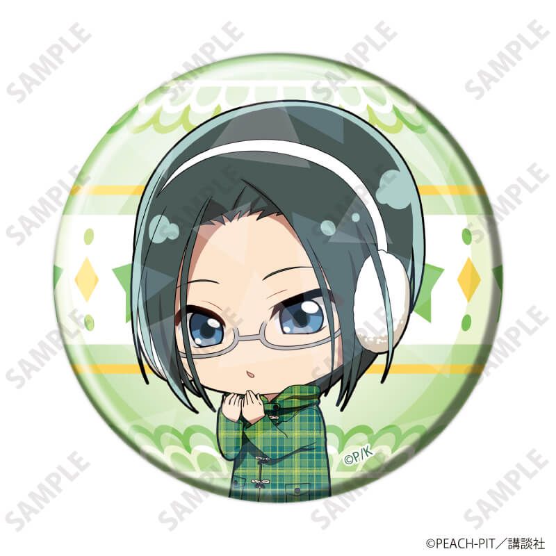 ホログラム缶バッジ(57mm)「しゅごキャラ！」10/クリスマスver. コンプリートセット(全9種)(ミニキャライラスト)