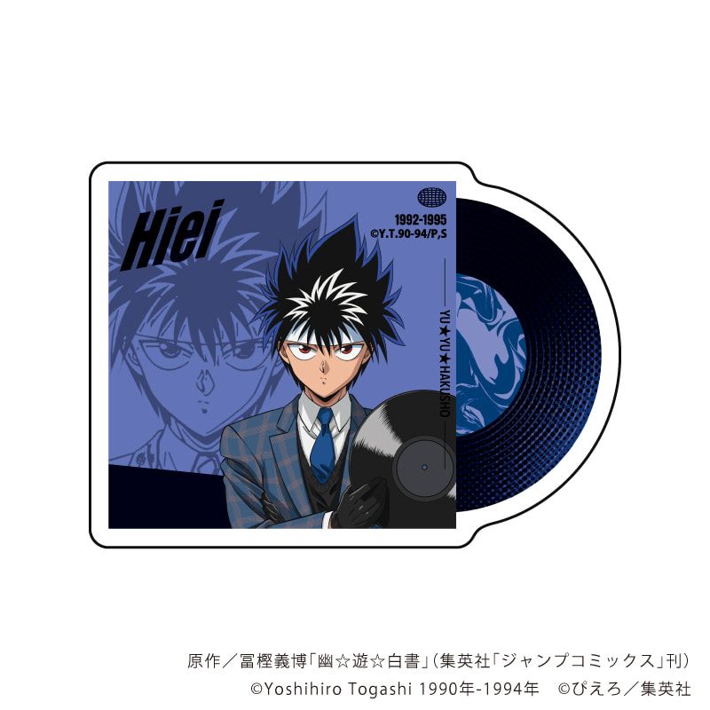 ダイカットスマホステッカー「幽☆遊☆白書」10/飛影 音楽ver.(描き下ろしイラスト)