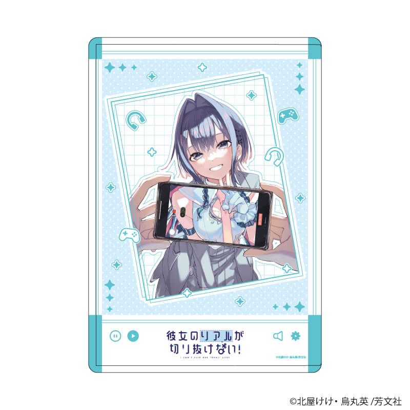 キャラクリアケース「彼女のリアルが切り抜けない！」01/西園寺琉衣(公式イラスト)