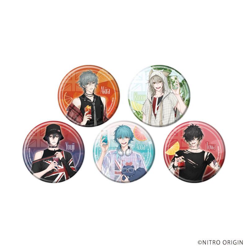 缶バッジ「ニトロキラル」06/コンプリートセット(全5種)(描き下ろしイラスト)