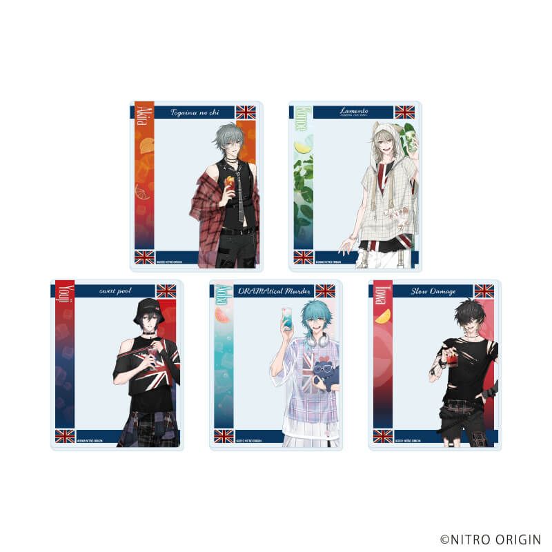 アクリルカード「ニトロキラル」01/ブラインド(5種)(描き下ろしイラスト)