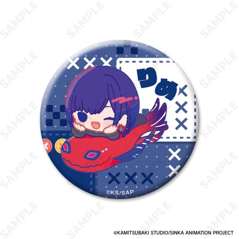 神椿市建設中。 トレーディング缶バッジ ミニキャラVer.[ファミリアと