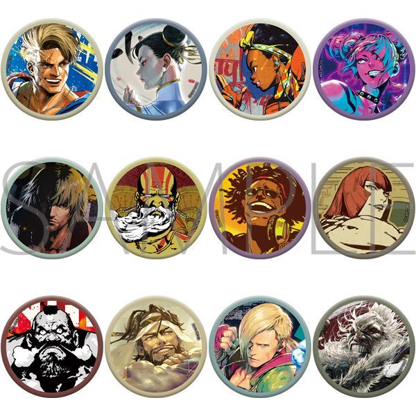 ストリートファイター6 キャラバッジコレクション A