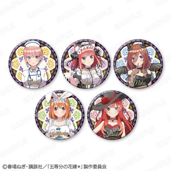 五等分の花嫁* トレーディングホログラム100mm缶バッジ