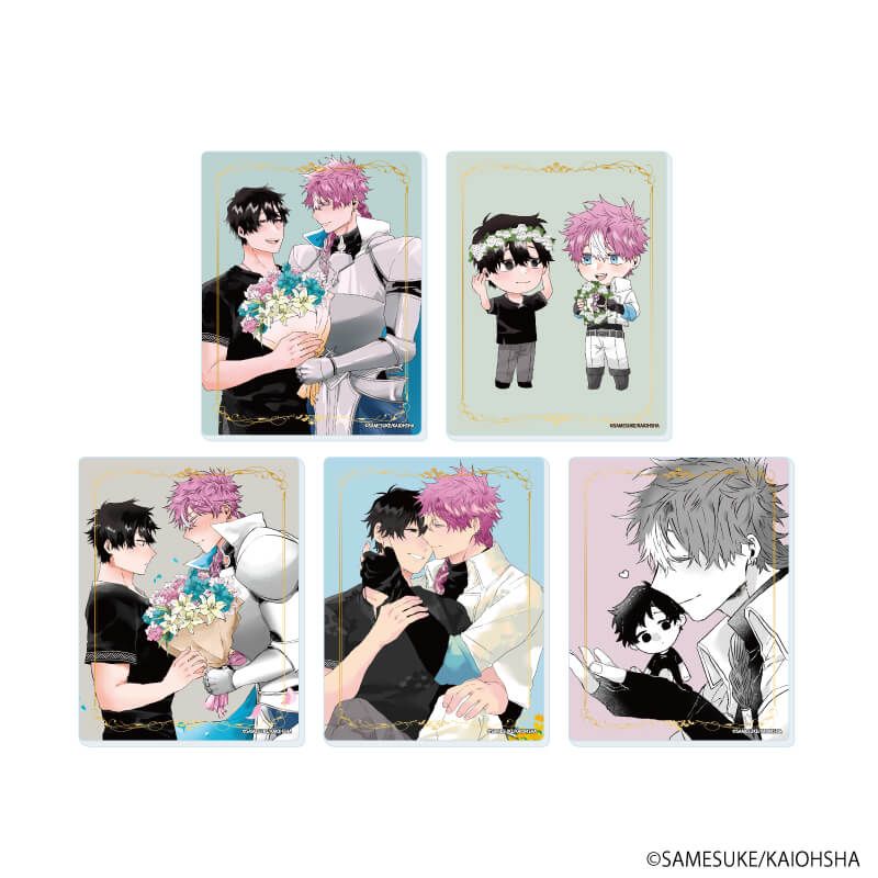 アクリルカード「勇者は村人Ａに恋をする」01/コンプリートセット(全5種)(公式&描き下ろしイラスト)