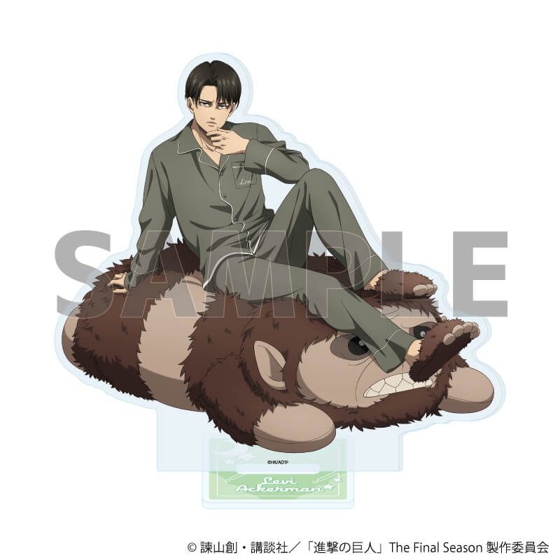 アクリルスタンド「TVアニメ『進撃の巨人』The Final Season」07/リヴァイ・アッカーマン くつろぎver.(描き下ろしイラスト)