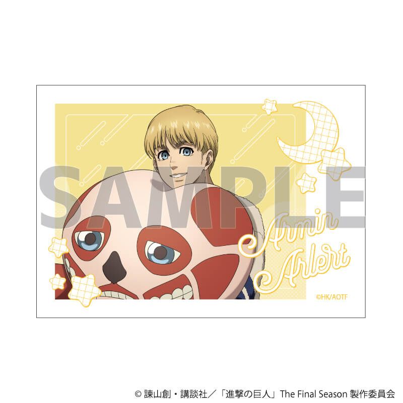 ミニフォトカード「TVアニメ『進撃の巨人』The Final Season」01/くつろぎver. コンプリートセット(全6種)(描き下ろしイラスト)