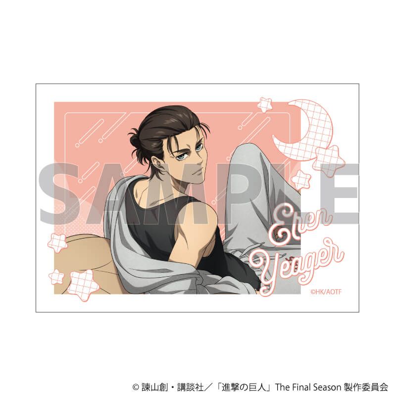 ミニフォトカード「TVアニメ『進撃の巨人』The Final Season」01/くつろぎver. ブラインド(6種)(描き下ろしイラスト)