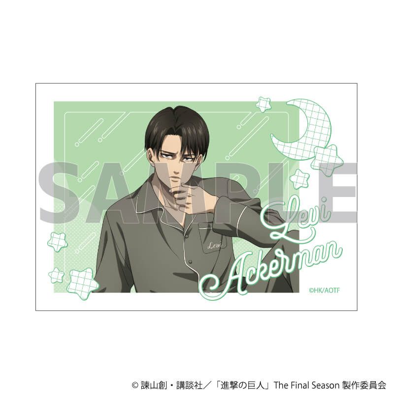 ミニフォトカード「TVアニメ『進撃の巨人』The Final Season」01/くつろぎver. ブラインド(6種)(描き下ろしイラスト)