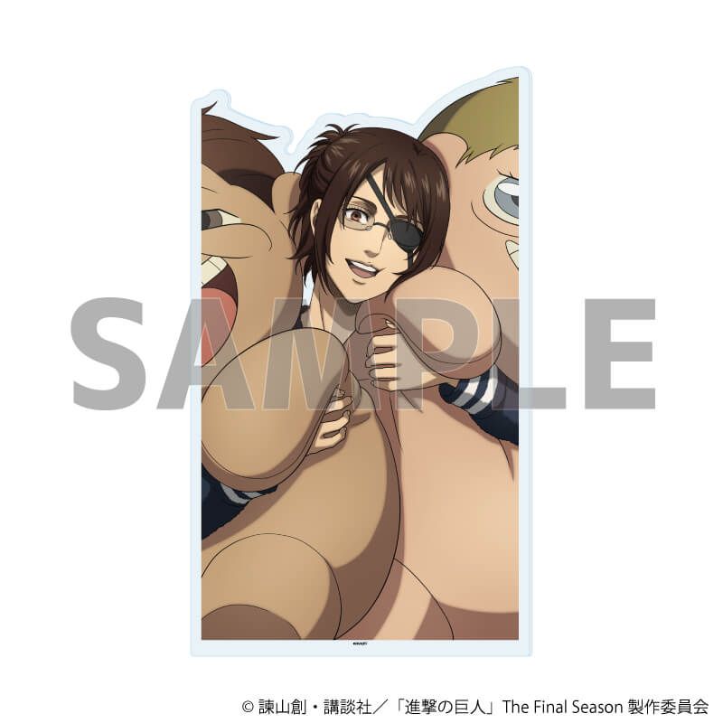 デカアクリルパネル「TVアニメ『進撃の巨人』The Final Season」04/ハンジ・ゾエ くつろぎver.(描き下ろしイラスト)