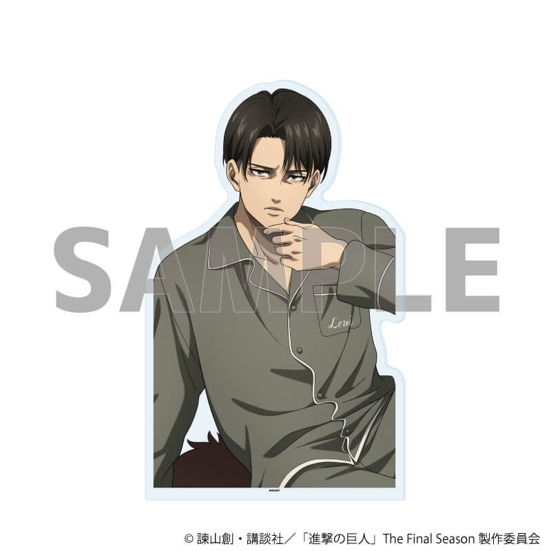 デカアクリルパネル「TVアニメ『進撃の巨人』The Final Season」03/リヴァイ・アッカーマン くつろぎver.(描き下ろしイラスト)