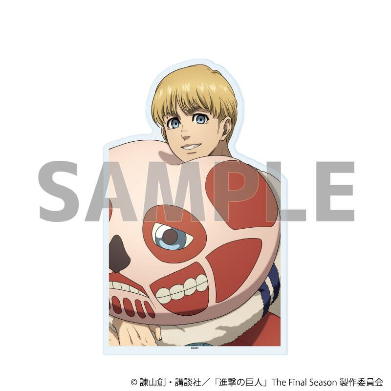 デカアクリルパネル「TVアニメ『進撃の巨人』The Final Season」02/アルミン・アルレルト くつろぎver.(描き下ろしイラスト)