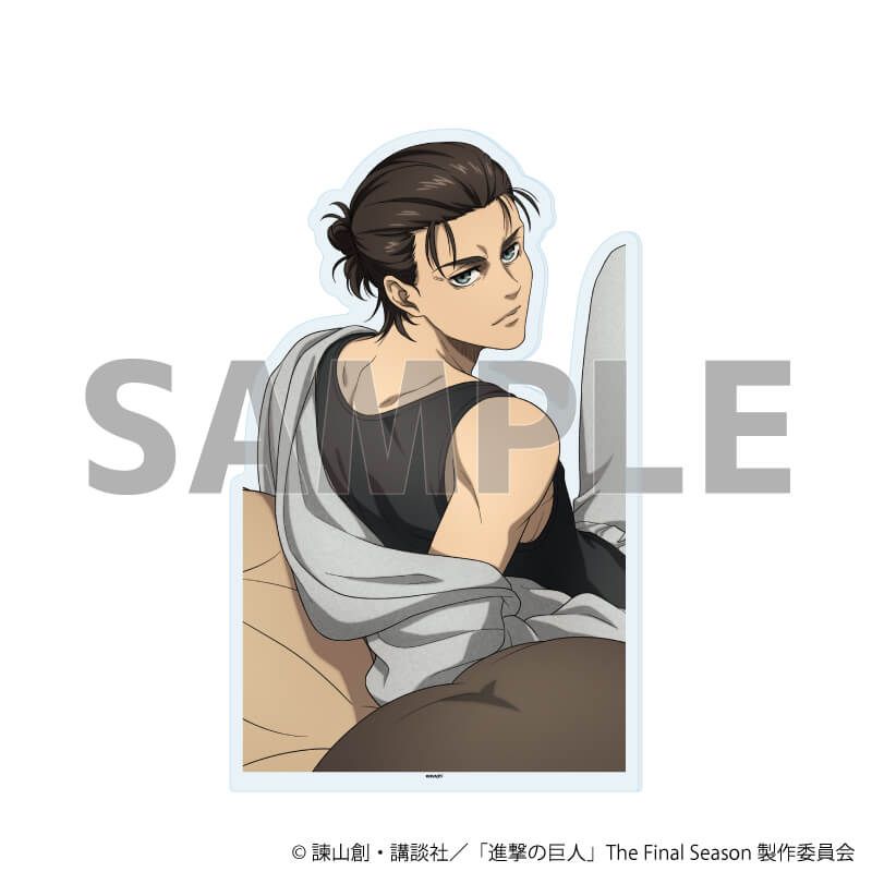 デカアクリルパネル「TVアニメ『進撃の巨人』The Final Season」01/エレン・イェーガー くつろぎver.(描き下ろしイラスト)