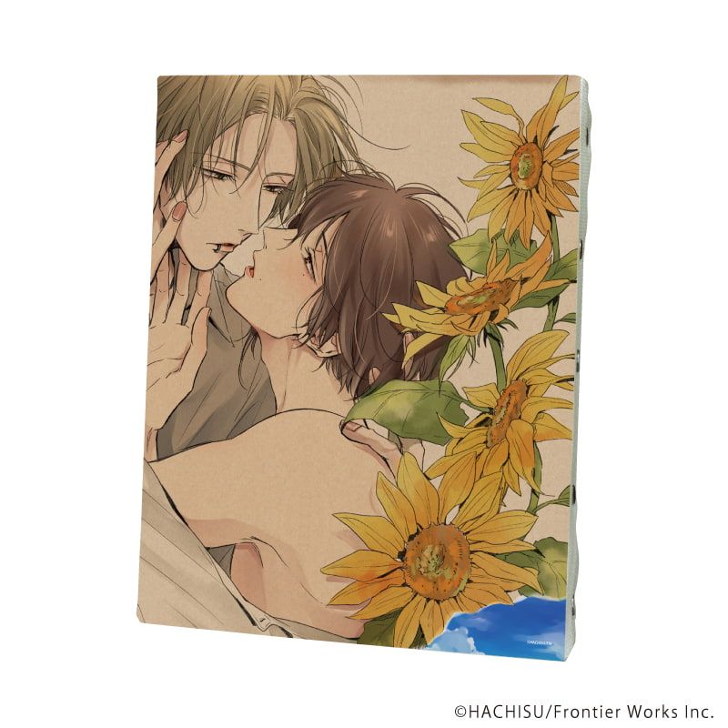 キャンバスボード「甘くて熱くて息もできない」01/理央&絢斗(公式イラスト)