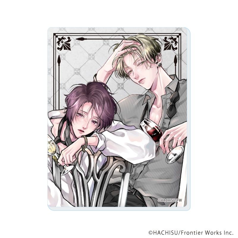 アクリルカード「甘くて熱くて息もできない」01/コンプリートセット(全5種)(公式&描き下ろしイラスト)