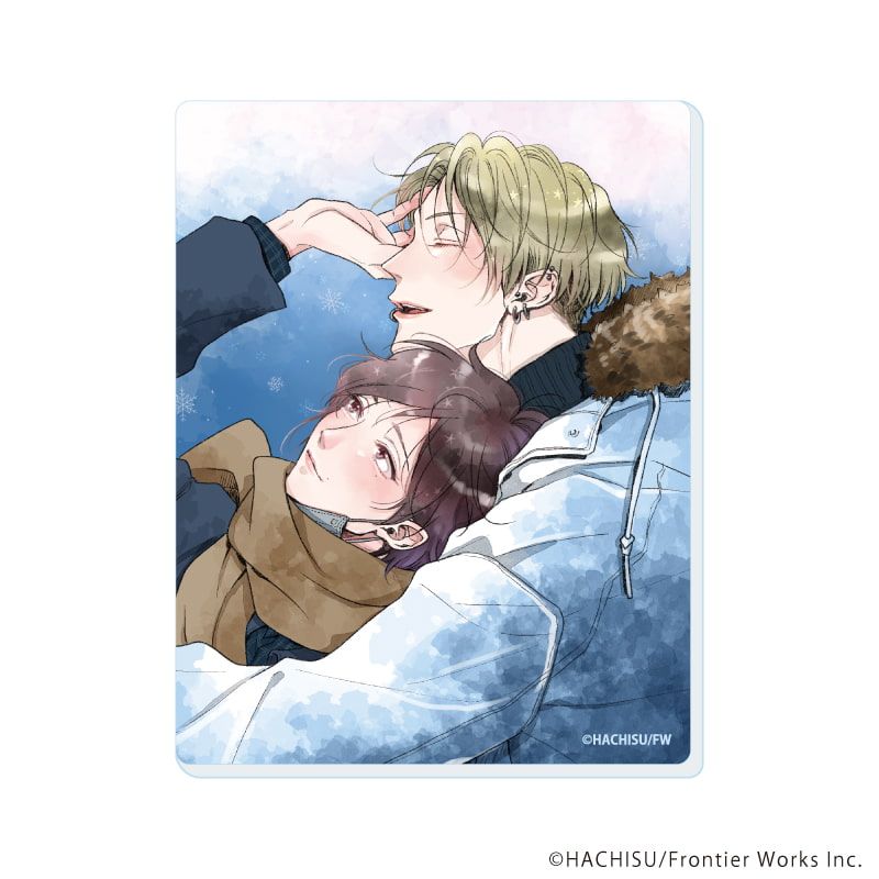 アクリルカード「甘くて熱くて息もできない」01/コンプリートセット(全5種)(公式&描き下ろしイラスト)