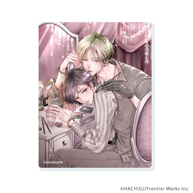 アクリルカード「甘くて熱くて息もできない」01/コンプリートセット(全5種)(公式&描き下ろしイラスト)