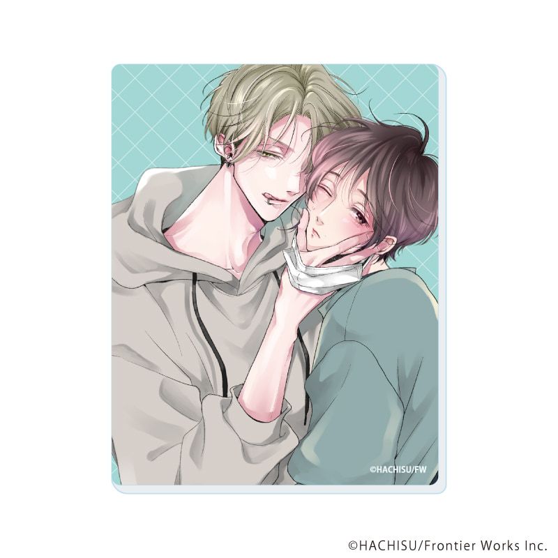 アクリルカード「甘くて熱くて息もできない」01/コンプリートセット(全5種)(公式&描き下ろしイラスト)