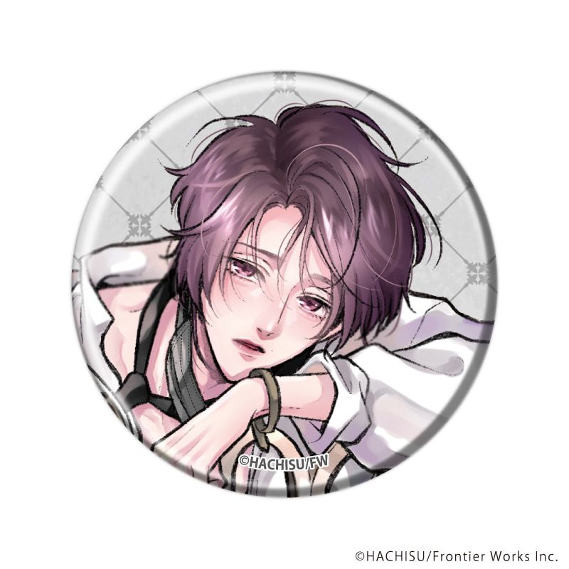 缶バッジ「甘くて熱くて息もできない」02/ブラインド(5種)(公式&描き下ろしイラスト)