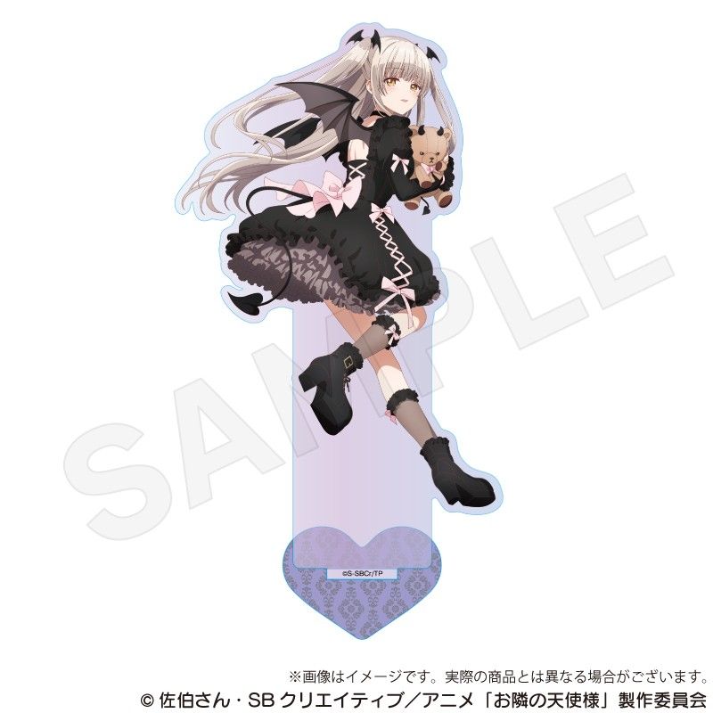 お隣の天使様にいつの間にか駄目人間にされていた件 オーロラアクリルスタンド 天使と小悪魔Ver. 椎名真昼B