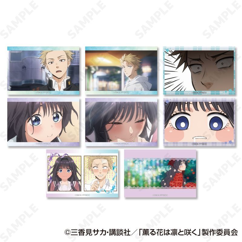 薫る花は凛と咲く トレーディングスクエア缶バッジ