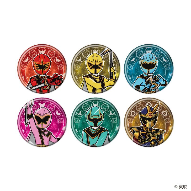 缶バッジ「魔法戦隊マジレンジャー」01/コンプリートセット(全6種)(グラフアートイラスト)