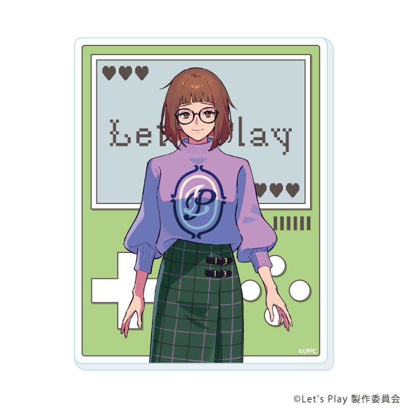 アクリルカード「TVアニメ『Let’s Play クエストだらけのマイライフ』」01/ブラインド(4種)(公式イラスト)