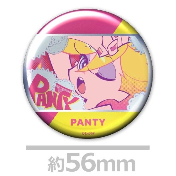 New PANTY & STOCKING with GARTERBELT メタリック缶バッジ2個セット