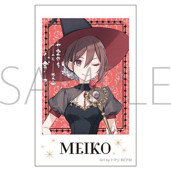 初音ミクシリーズ チェキプリント MEIKO 魔法使い Art by トマリ