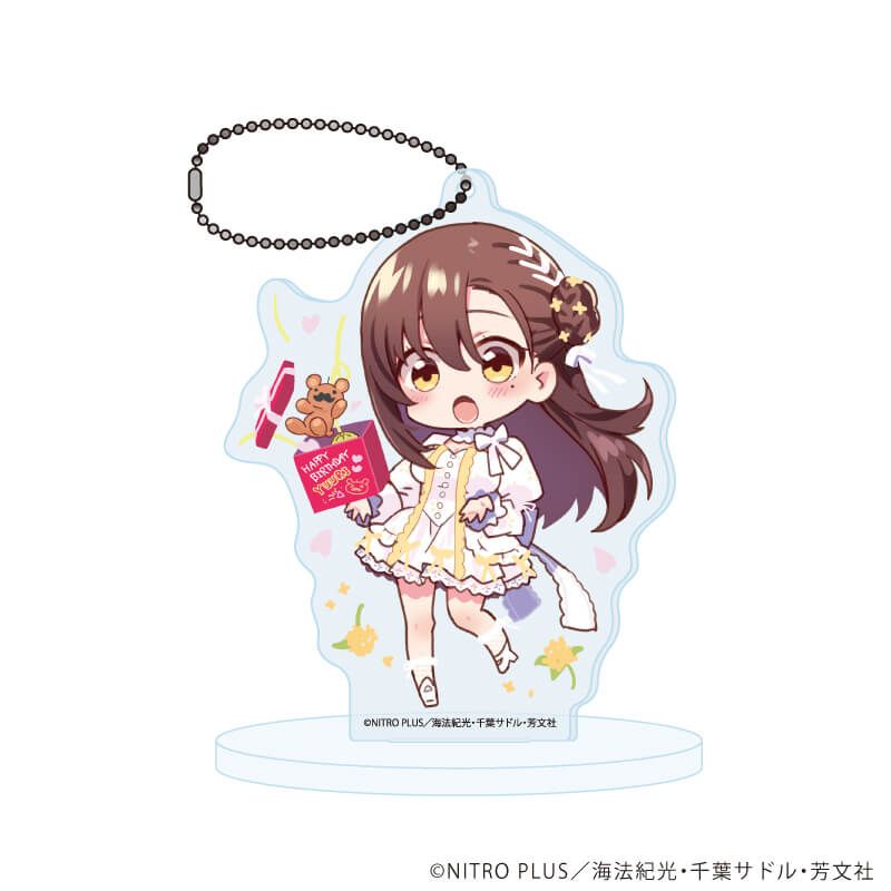 アクリルスタンドキーホルダー「がっこうぐらし！」11/若狭悠里B(描き下ろしイラスト)