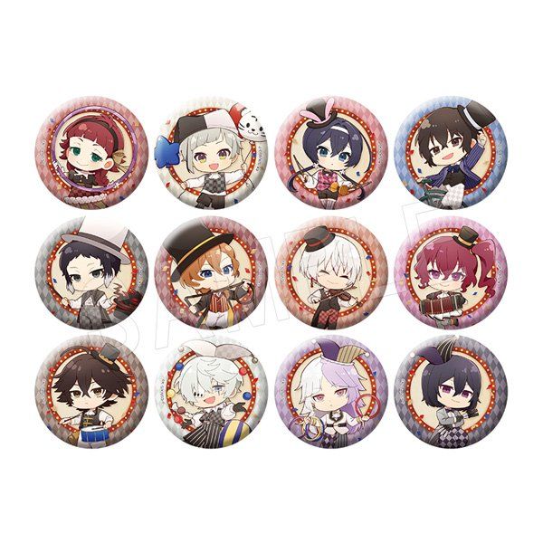 文豪ストレイドッグス トレーディング缶バッジ ミニキャラ サーカスVer.