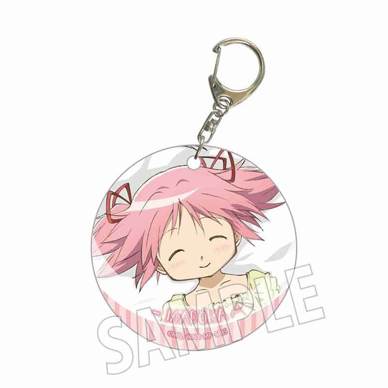 新品未開封　まどマギ　鹿目まどか　キーホルダー やわらかクリアチャーム 魔法少女まどか☆マギカ 鹿目まどか｜アニメ