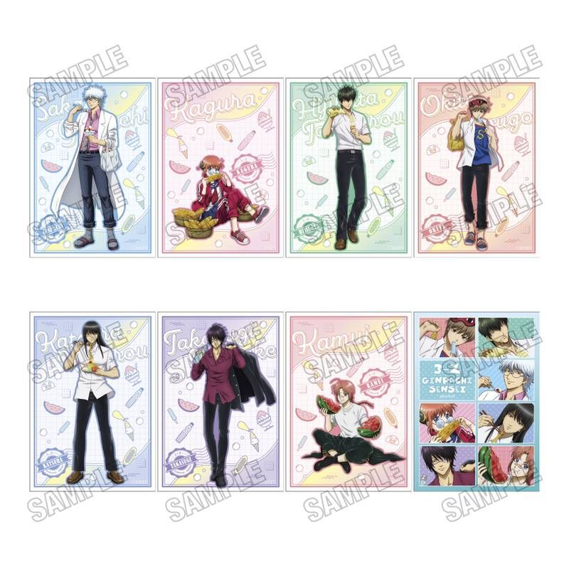 3年Z組銀八先生 ブロマイドセット 夏の食べ物Ver.