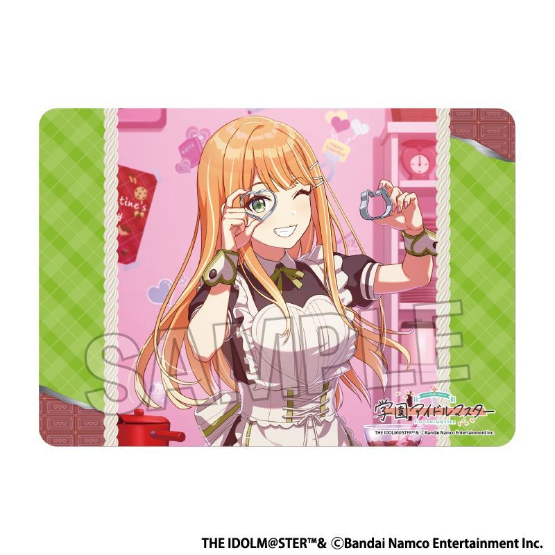 学園アイドルマスター イラストプレイマットNT Tame-Lie-One-Step '25バレンタイン 紫雲清夏