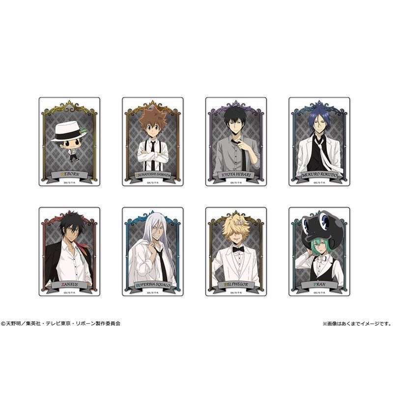 家庭教師ヒットマンREBORN! トレーディングアクリルカード Ver.モノトーン